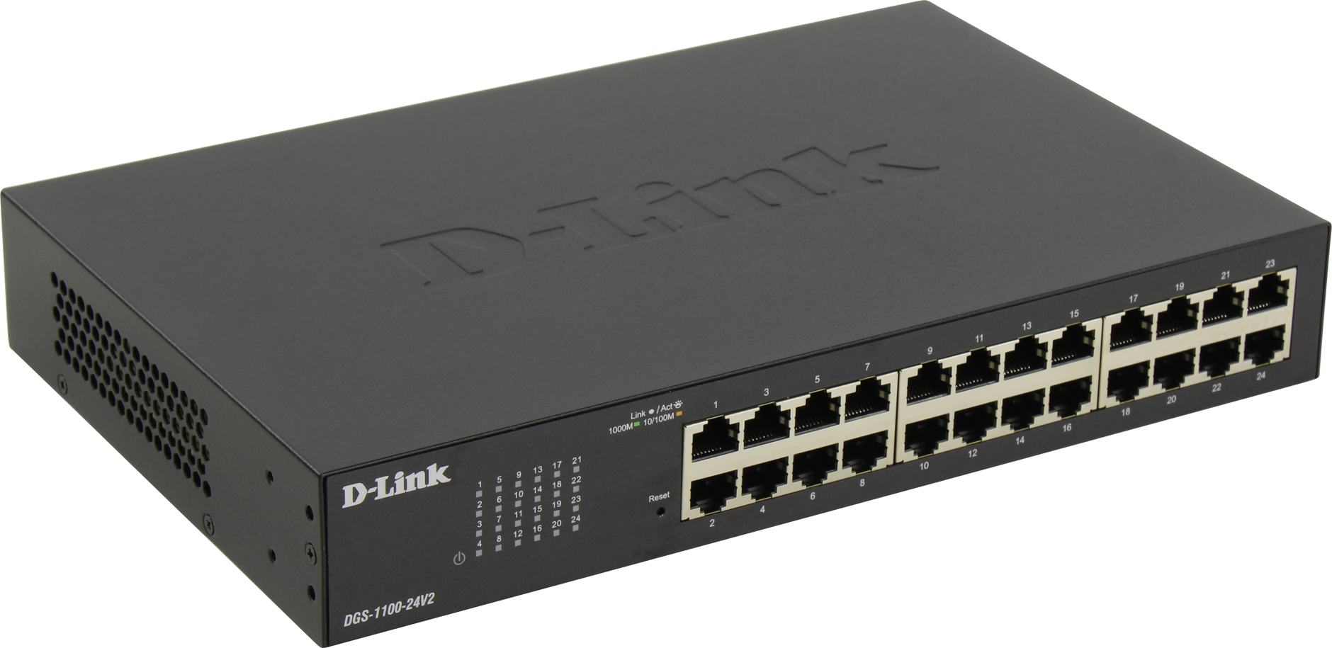 

Коммутатор D-link DGS-1100-24V2, управляемый, кол-во портов: 24x1 Гбит/с, установка в стойку (DGS-1100-24V2/A1A), DGS-1100-24V2