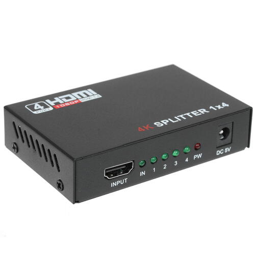 Разветвитель HDMI Orient HSP0104HN, 1xHDMI-4xHDMI, 3840x2160 (HSP0104HN)