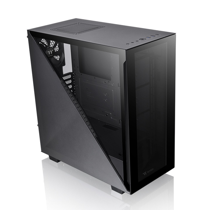 Корпус Thermaltake Divider 300 TG, ATX, Midi-Tower, 2xUSB 3.0, USB Type-C, черный, без БП (CA-1S2-00M1WN-00)