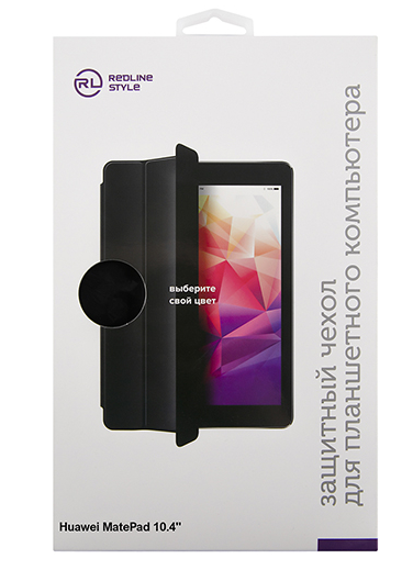 

Чехол для планшета Red Line для планшета Huawei MatePad 10.4, искусственная кожа, черный (УТ000021670)