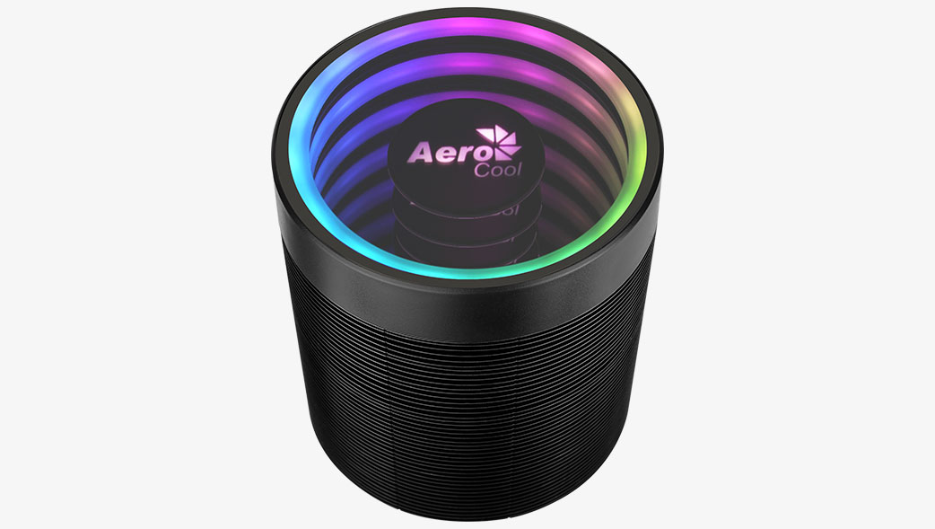 

Кулер для процессора Aerocool MIRAGE 5 для Socket 775/115x/1200/2011/2011-3/2066/AM2/AM2+/AM3/AM3+/FM1/AM4/FM2/FM2+, 60 мм, 3000rpm, 30 дБА, 150 Вт, 4-pin PWM, Al+Cu, ARGB (MIRAGE 5), MIRAGE 5