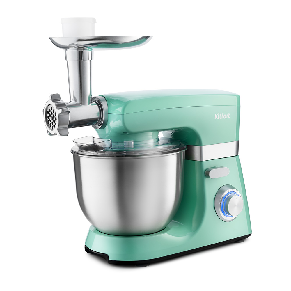 

Миксер планетарный Kitfort КТ-1398-4 1200Вт, бирюзовый/серый (1439694), КТ-1398-4