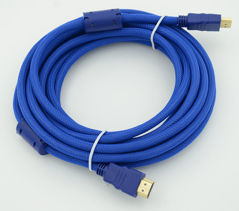

Кабель HDMI(19M)-HDMI(19M) v1.4, ферритовый фильтр, 3 м, синий ВЕНРЕХ (794271)