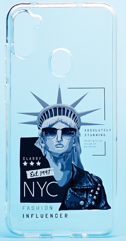 

Чехол-накладка для смартфона Samsung SM-A115 Galaxy A11/SM-M115 Galaxy M11, силикон, принт