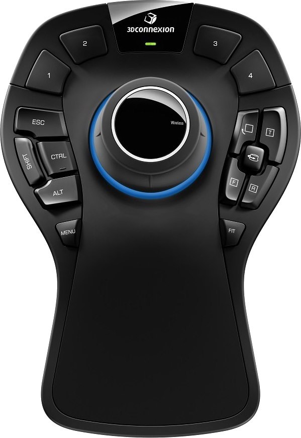 

3D манипулятор беспроводная 3Dconnexion SpaceMouse Pro Wireless, отсутствует, USB, черный (3DX-700075), SpaceMouse Pro Wireless