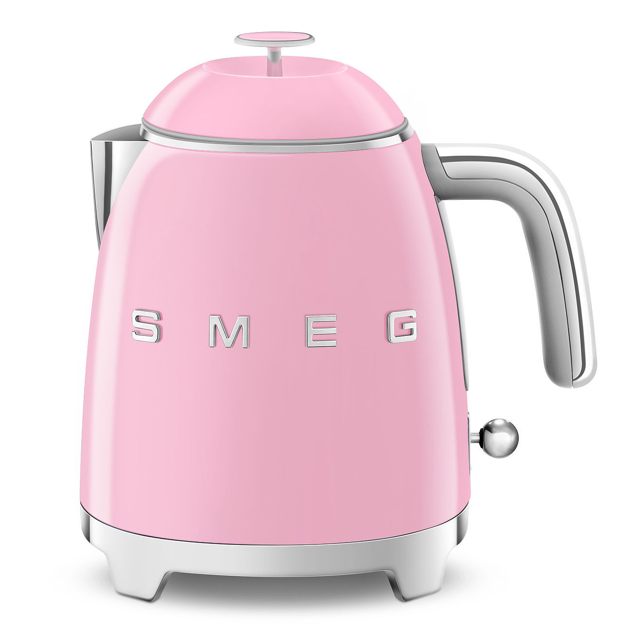 

Чайник SMEG KLF05PKEU 0.8л. 1400Вт, Закрытый нагревательный элемент, пластик, розовый (1334175), KLF05PKEU