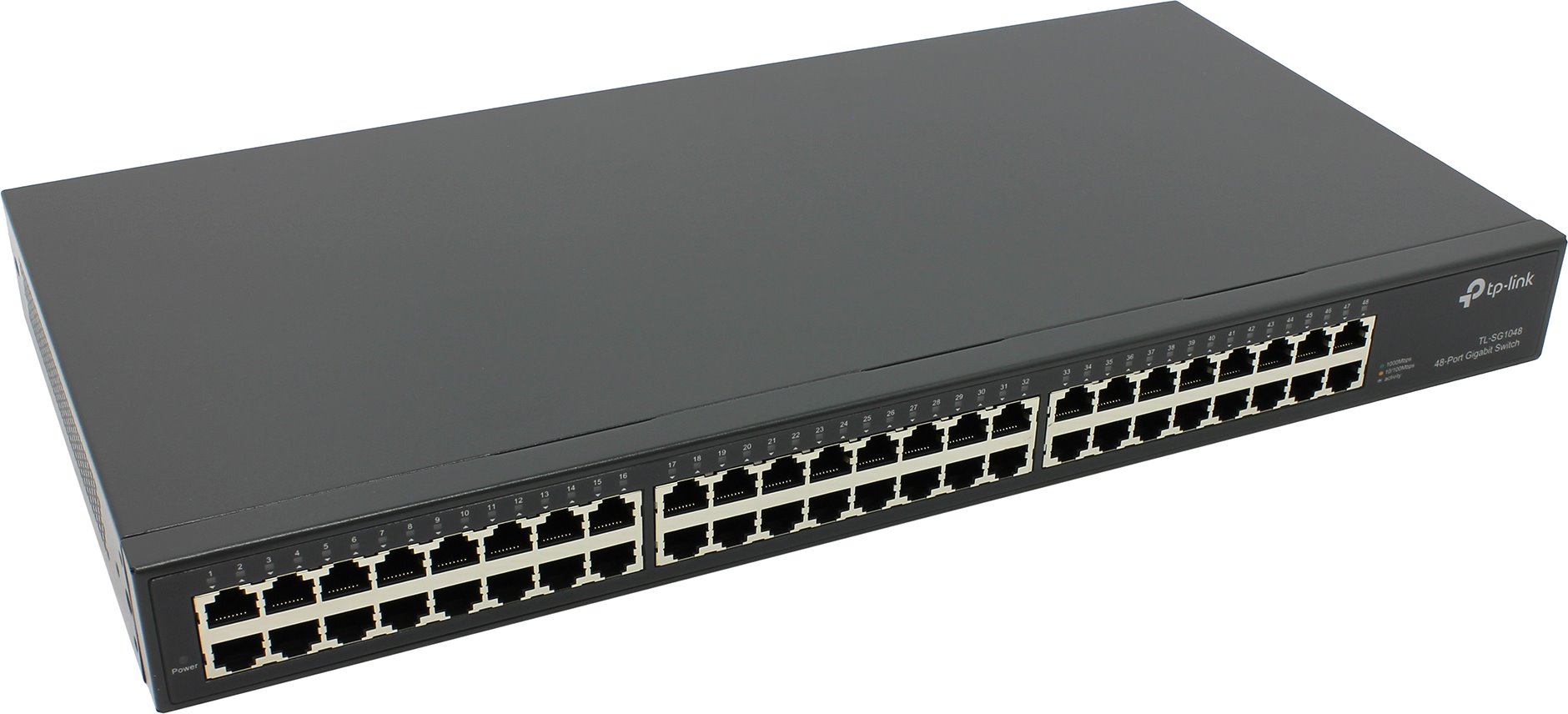 

Коммутатор TP-LINK TL-SG1048, кол-во портов: 48x1 Гбит/с, установка в стойку (TL-SG1048), TL-SG1048