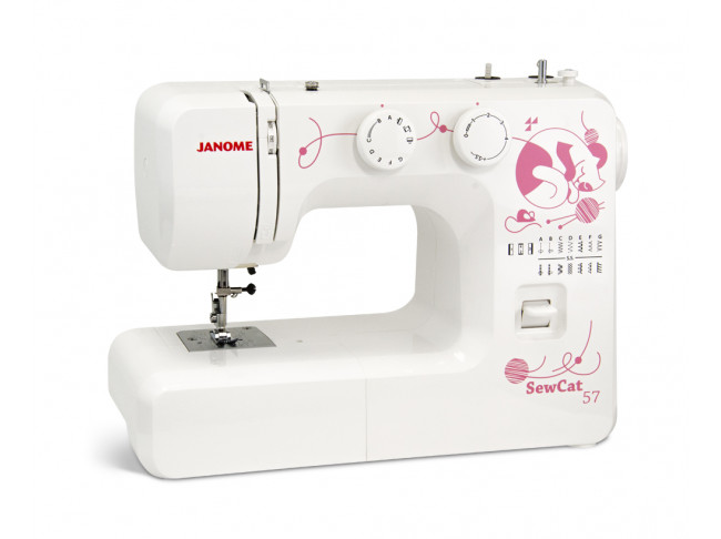 

Швейная машина Janome SewCat 57, белый/рисунок (03.07.000000000737), 57