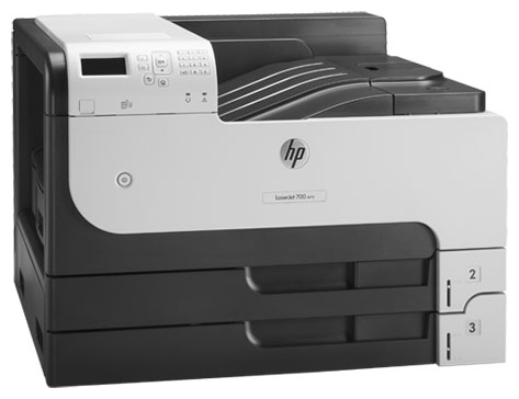 Принтер лазерный HP LaserJet Enterprise M712dn, A3, ч/б, 41стр/мин (A4 ч/б), 20стр/мин (A3 ч/б), 1200x1200dpi, дуплекс, сетевой, USB (CF236A) - фото 1