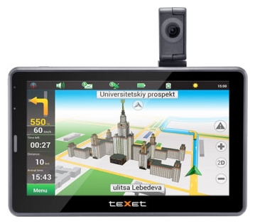 Навигатор GPS teXet TN-525HD DVR 5" 480х272, Видеорегистратор, WM CE 6.0 + Navitel
