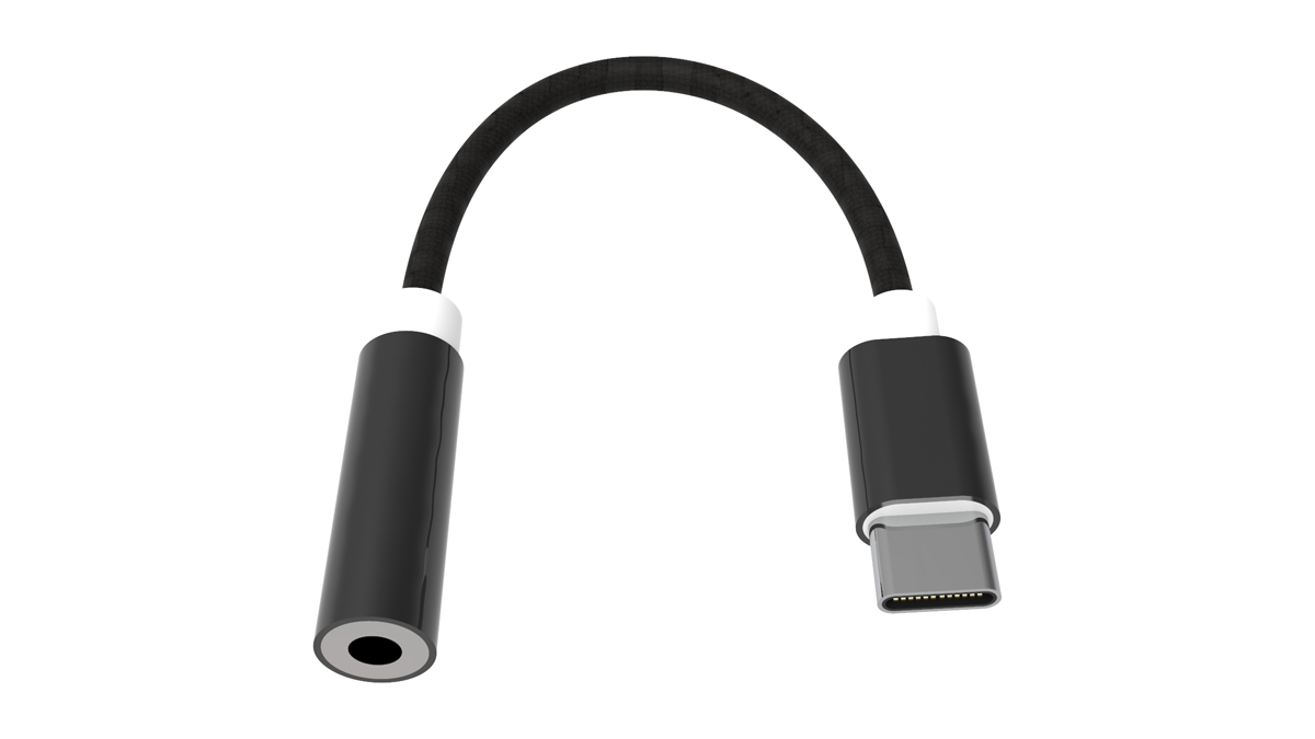 

Кабель-переходник (адаптер) USB 2.0 Type-C(m)-Jack 3.5mm(f), 10см, черный Ritmix RCC-032 (RCC-032), RCC-032