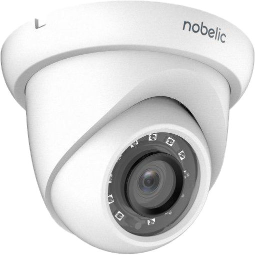 

IP-камера Nobelic NBLC-6431F 2.8мм, уличная, купольная, 4Мпикс, CMOS, до 2688x1520, до 25кадров/с, ИК подсветка 30м, POE, -30 °C/+60 °C, белый, NBLC-6431F