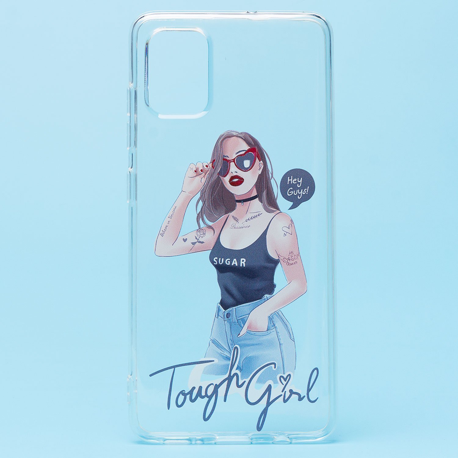 

Чехол-накладка 007 для смартфона Samsung Samsung SM-A515 Galaxy A51, силикон, прозрачный (129460)