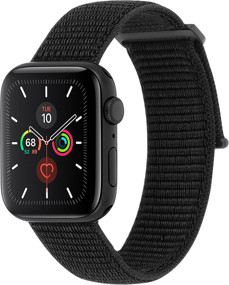 Ремешок Case-Mate для Apple Watch, 42-44 мм, нейлоновый, черный (CM041676)