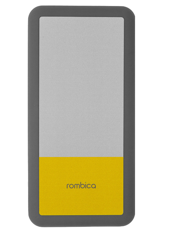Портативный аккумулятор (Powerbank) Rombica Bright 4C, 10000mAh, 2xUSB, 2A, PD, желтый/серый (PB-00114), цвет желтый/серый - фото 1