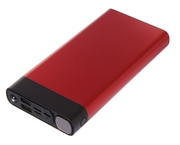 

Портативный аккумулятор (Powerbank) Red Line RP-36, 20000mAh, 2xUSB, 2.1A, QC, красный, RP-36