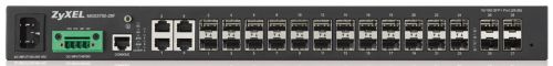 

Коммутатор ZYXEL MGS3750-28F, управляемый, кол-во портов: 4x1 Гбит/с, SFP 20x1 Гбит/с, кол-во SFP/uplink: SFP+ 4x10 Гбит/с, установка в стойку (MGS3750-28F-EU02V1F), MGS3750-28F