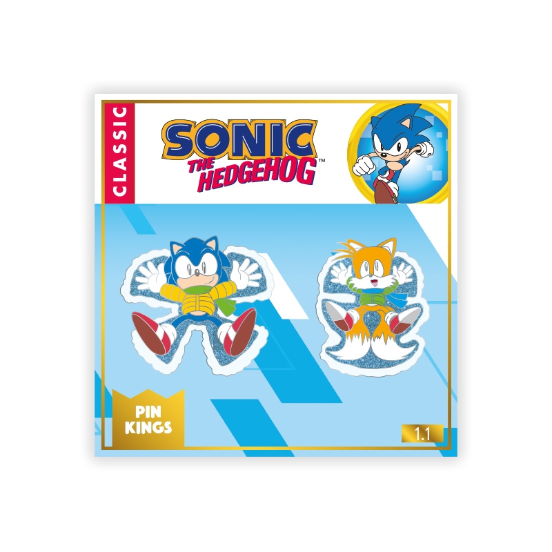 

Значок Rubber Road Ltd Sonic the Hedgehog Classic Pin Kings 1.1, 2шт. (5056280426769), 1.1