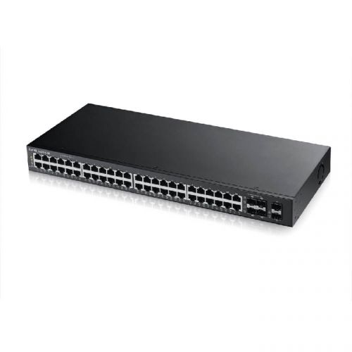 

Коммутатор ZYXEL GS2220-50, управляемый, кол-во портов: 44x1 Гбит/с, SFP 2x1 Гбит/с, кол-во SFP/uplink: combo RJ-45/SFP 4x1 Гбит/с, установка в стойку (GS2220-50-EU0101F), GS2220-50