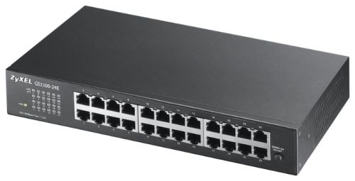 

Коммутатор ZYXEL GS1100-24, кол-во портов: 24x1 Гбит/с, установка в стойку (GS1100-24E-EU0103F), GS1100-24