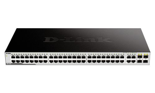 

Коммутатор D-Link DGS-1052, кол-во портов: 48x1 Гбит/с, SFP 4x1 Гбит/с, установка в стойку (DGS-1052/A2A), DGS-1052