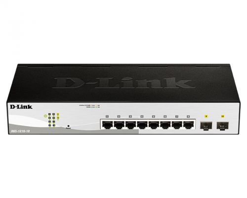 

Коммутатор D-link DGS-1210-10, управляемый, кол-во портов: 8x1 Гбит/с, кол-во SFP/uplink: SFP 2x1 Гбит/с, установка в стойку (DGS-1210-10/FL1A), DGS-1210-10