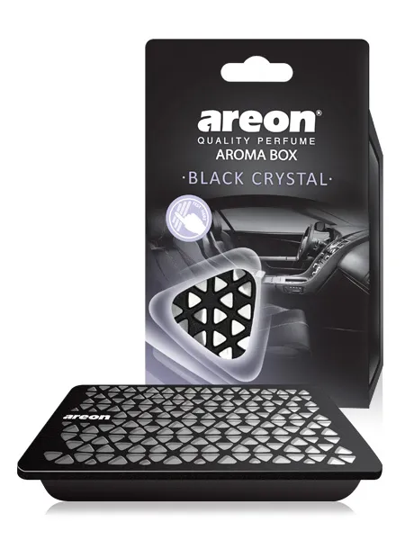 

Ароматизатор автомобильный под сиденье AREON Aroma Box, Черный кристал, гелевый (704-ABC-01), Черный кристал