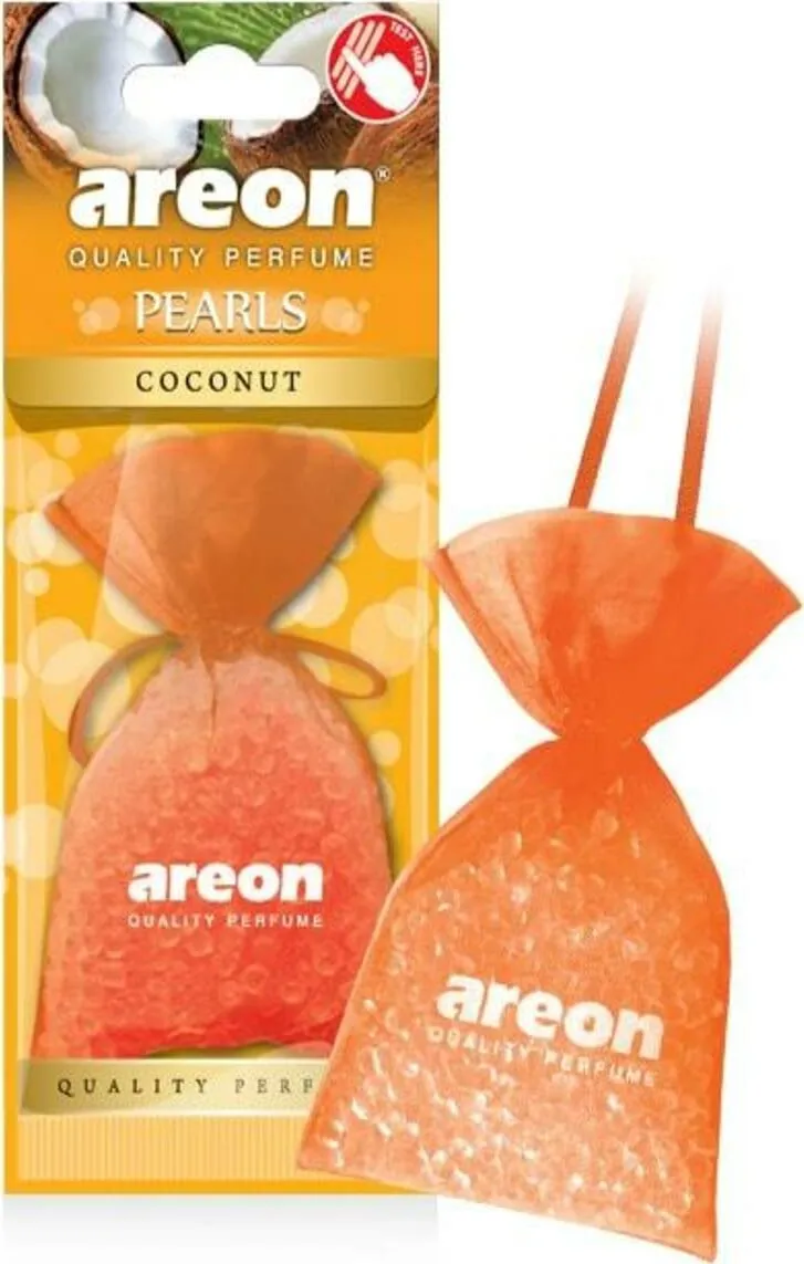 

Ароматизатор автомобильный подвесной AREON PEARLS Кокос, гелевый (704-ABP-13), Кокос