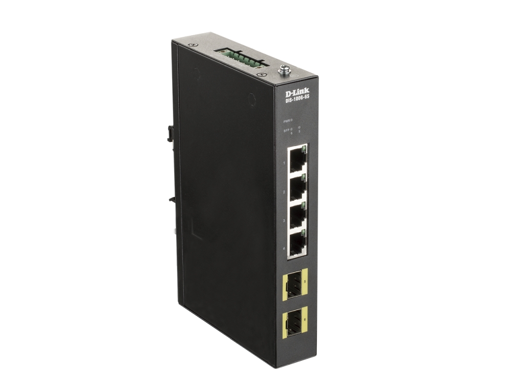 

Коммутатор D-link DIS-100G-6S, кол-во портов: 4x1 Гбит/с, SFP 2x1 Гбит/с (DIS-100G-6S/A1A), DIS-100G-6S