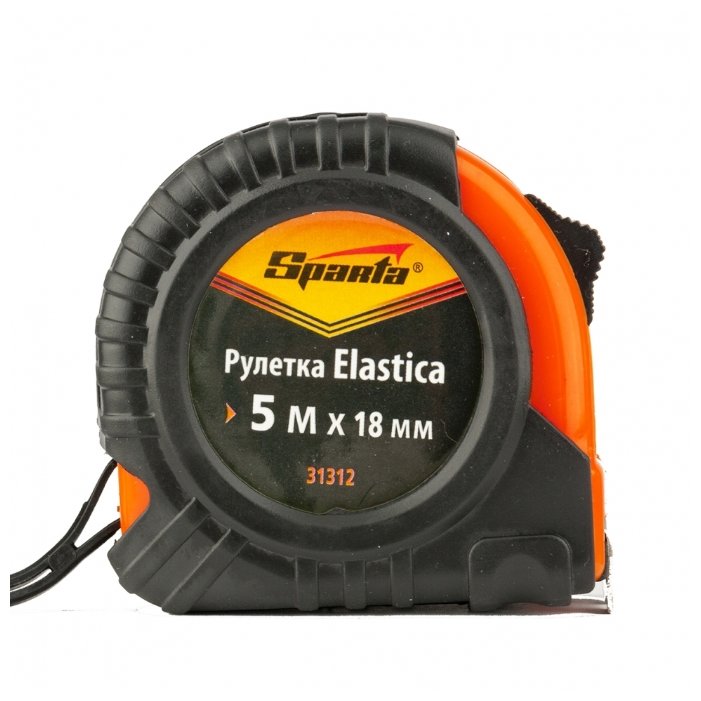 

Рулетка 5м x 18мм, да, Sparta 31312 (31312), 31312