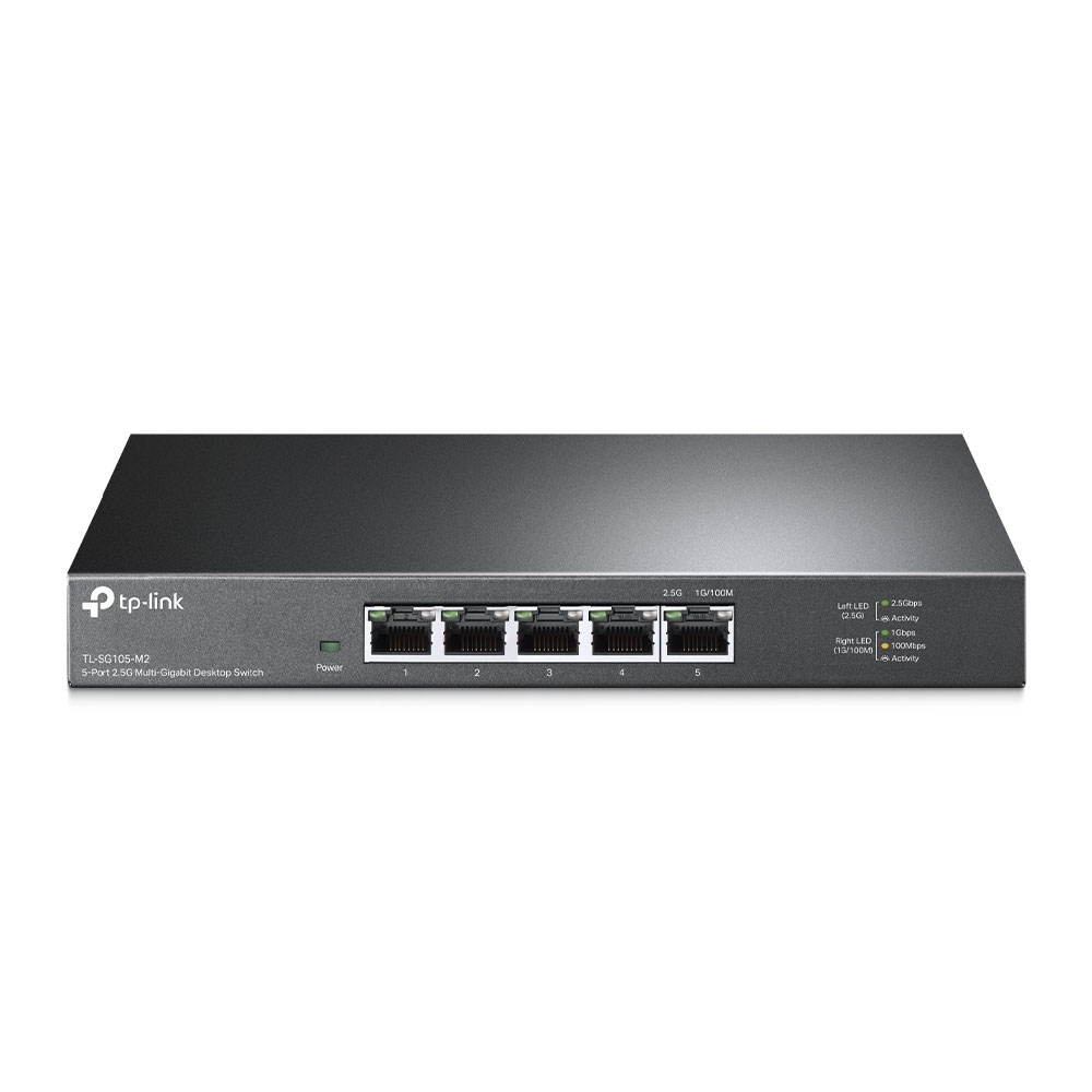 

Коммутатор TP-LINK TL-SG105-M2, кол-во портов: 5x2.5 Гбит/с, установка в стойку (TL-SG105-M2), TL-SG105-M2