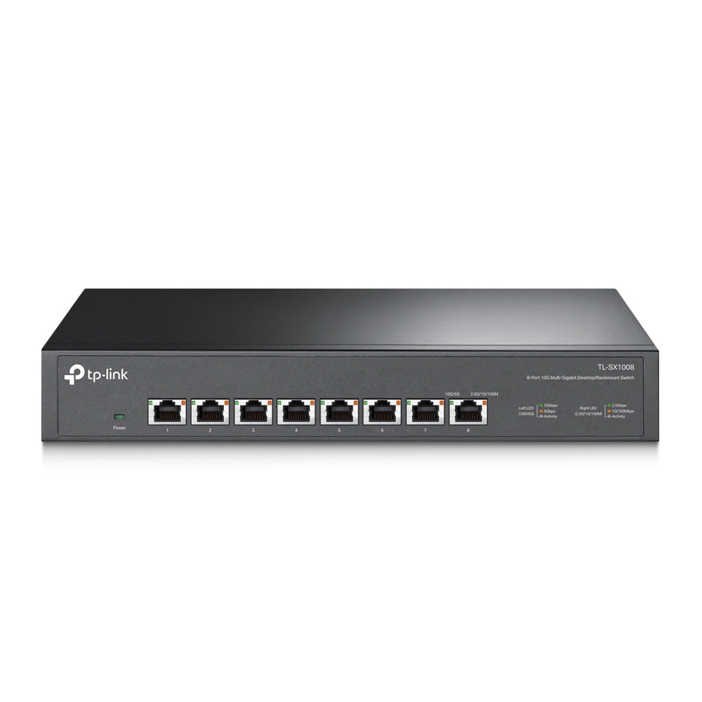 

Коммутатор TP-LINK TL-SX1008, кол-во портов: 8x10 Гбит/с, установка в стойку (TL-SX1008), TL-SX1008