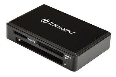 

Картридер внешний Transcend TS-RDF9K2, SD/microSD/CF/MSXC, USB 3.1, черный, TS-RDF9K2