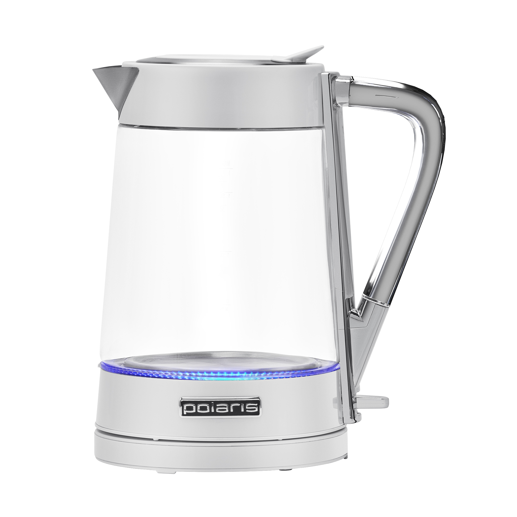 

Чайник электрический POLARIS Water Way Pro PWK 1715CGL 1.7л. 2.2 кВт, стекло, белый, PWK 1715CGL