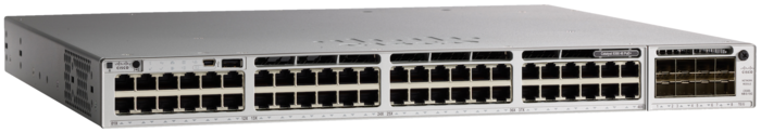 

Коммутатор Cisco C9300L-48P-4G-A, управляемый, кол-во портов: 48x1 Гбит/с, кол-во SFP/uplink: SFP 4x1 Гбит/с, установка в стойку, PoE (макс. 505Вт) (C9300L-48P-4G-A), C9300L-48P-4G-A