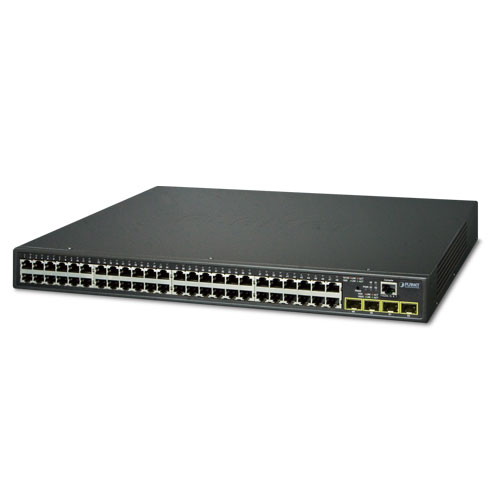 

Коммутатор Planet GS-4210-48T4S, управляемый, кол-во портов: 48x1 Гбит/с, SFP 4x1 Гбит/с, установка в стойку (GS-4210-48T4S), GS-4210-48T4S