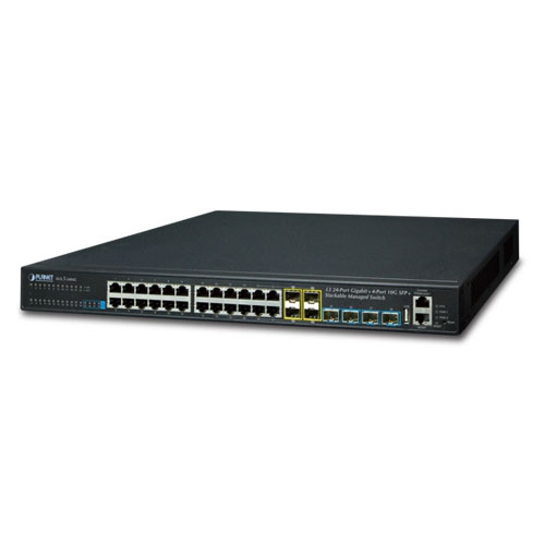 

Коммутатор Planet XGS3-24042, управляемый, кол-во портов:, SFP 24x1 Гбит/с, кол-во SFP/uplink: SFP+ 4x10 Гбит/с, установка в стойку (XGS3-24042), XGS3-24042