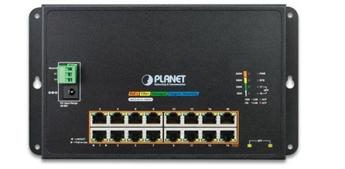 Коммутатор Planet WGS-4215-16P2S, управляемый, кол-во портов: 16x1 Гбит/с, SFP 2x1 Гбит/с, PoE (макс. 240Вт) (WGS-4215-16P2S)