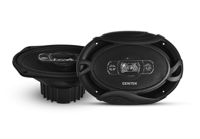 Автомобильная акустика CENTEK CT-8301-69, овал 15x23 см (6x9 дюйм.), 40 Вт (320 Вт), 2 шт