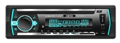 Автомагнитола CENTEK CT-8114, 1 DIN, 4x50 Вт, черный