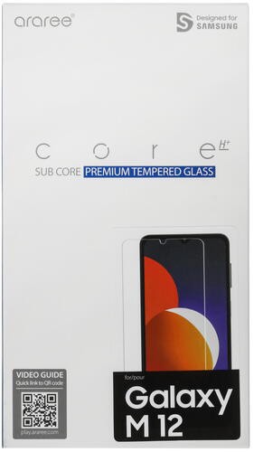 

Защитное стекло Samsung Araree для экрана смартфона Samsung Galaxy M12, 2.5D (GP-TTM127KDATR)