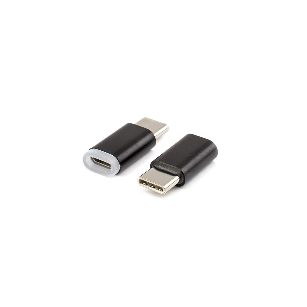 

Переходник (адаптер) USB Type-C-Micro USB, черный ATCOM AT8101 (AT8101), AT8101