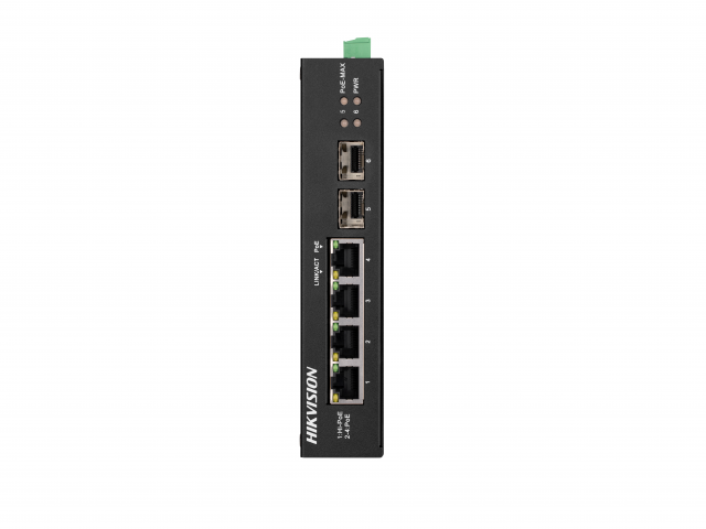 

Коммутатор Hikvision DS-3T0506HP-E/HS, кол-во портов: 4x1 Гбит/с, SFP 2x1 Гбит/с (макс. 60Вт) (DS-3T0506HP-E/HS), DS-3T0506HP-E/HS