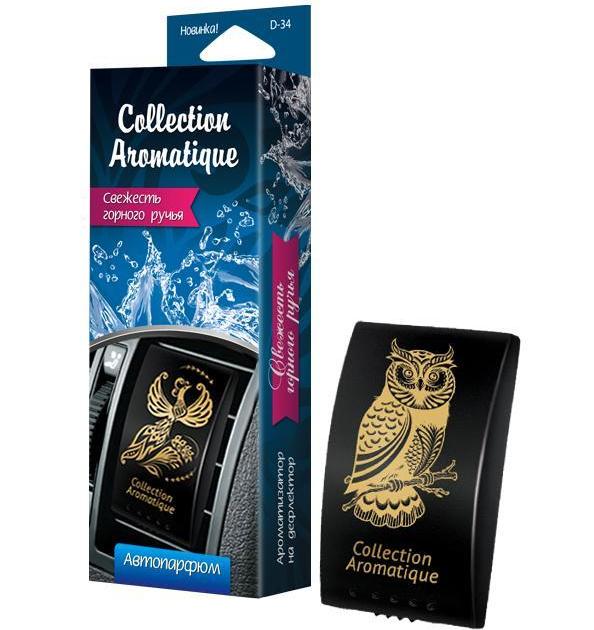 

Ароматизатор автомобильный на дефлектор Collection Aromatique DK-34, кассета с пропиткой, Свежесть горного ручья (001678), DK-34