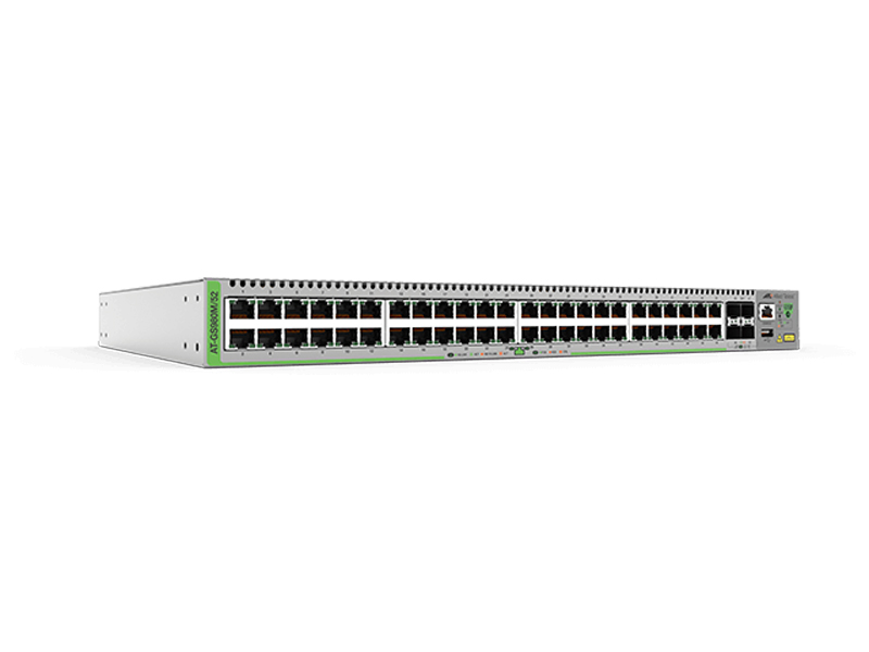 

Коммутатор Allied Telesis AT-GS980M/52PS-50, управляемый, кол-во портов: 48x1 Гбит/с, кол-во SFP/uplink: SFP 4x1 Гбит/с, установка в стойку, PoE: 48x30Вт (макс. 740Вт) (AT-GS980M/52PS-50), AT-GS980M/52PS-50