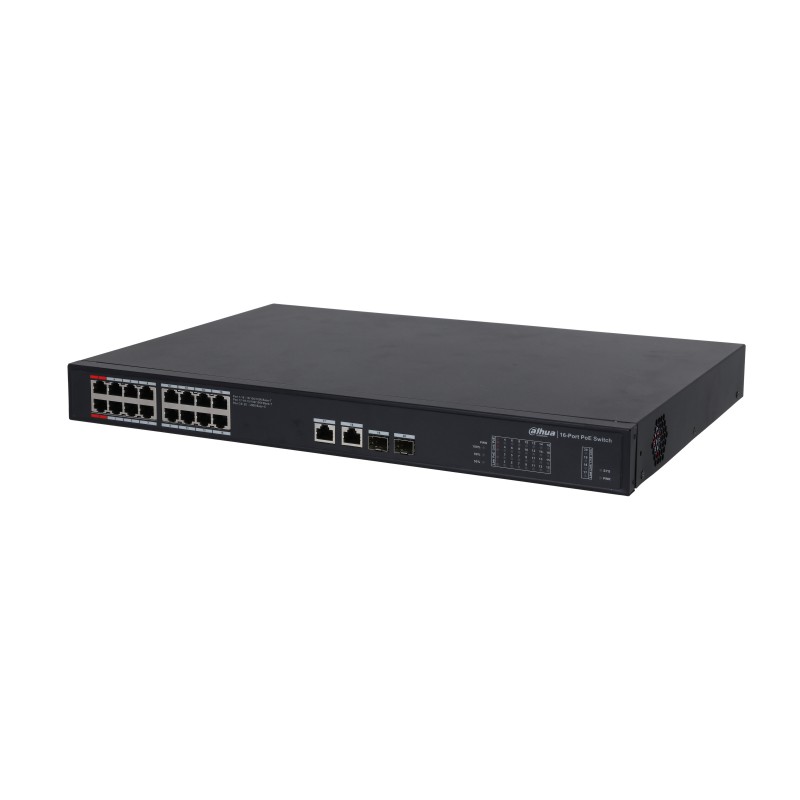 

Коммутатор DAHUA DH-PFS3220-16GT-190, управляемый, кол-во портов: 16x1 Гбит/с, SFP 2x1 Гбит/с, кол-во SFP/uplink: RJ-45 2x1 Гбит/с, установка в стойку, PoE (DH-PFS3220-16GT-190), DH-PFS3220-16GT-190