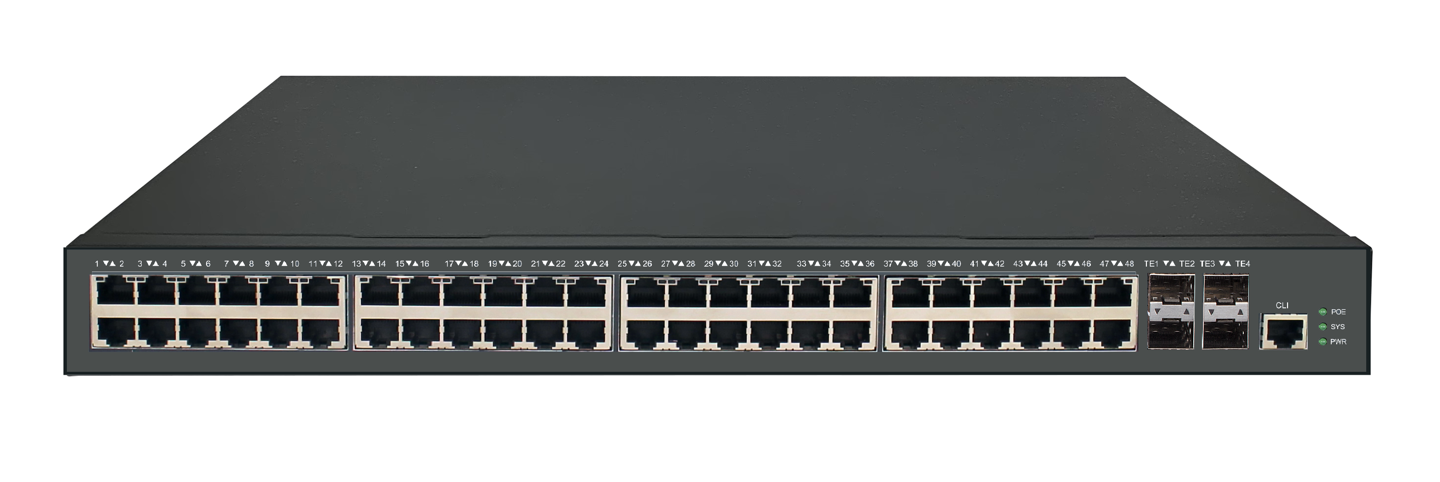 

Коммутатор GigaLink GL-SW-G204-52P, управляемый, кол-во портов: 48x1 Гбит/с, SFP+ 4x10 Гбит/с, установка в стойку, PoE: 48x30Вт (макс. 370Вт) (GL-SW-G204-52P), GL-SW-G204-52P