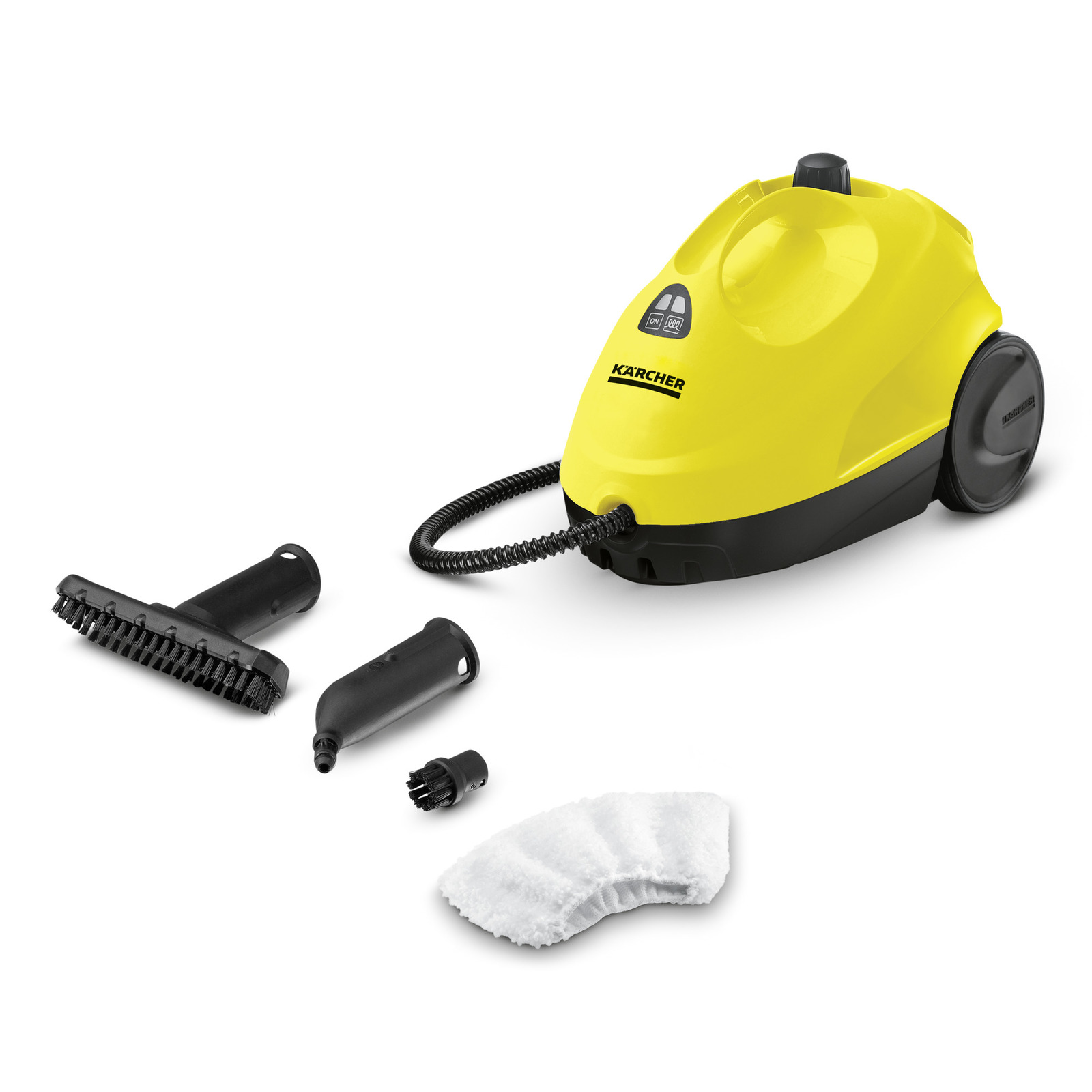 

Пароочиститель KARCHER SC 2 1.5 кВт, черный/желтый (1.512-061.0), SC 2