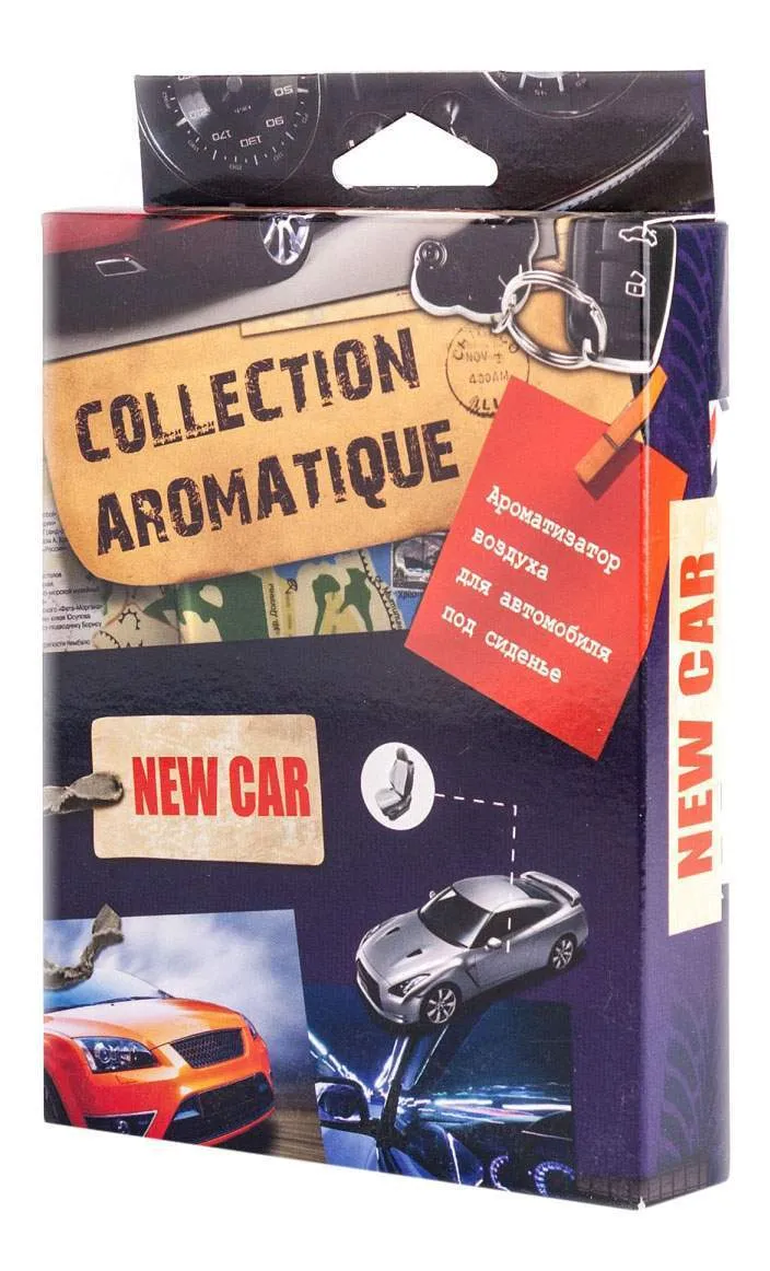 

Ароматизатор автомобильный под сиденье Collection Aromatique DK-42, кассета с пропиткой, новая машина (001686), DK-42