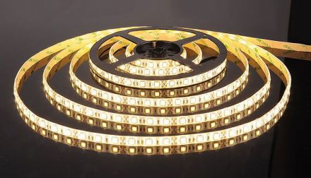 

Лента светодиодная SBL-IP20-4_8-WW, 5 м, SMD 2835, 60 шт./4.8 Вт на метр, 12V, 3000K, теплый белый, IP20 Smart Buy (SBL-IP20-4_8-WW), SBL-IP20-4_8-WW
